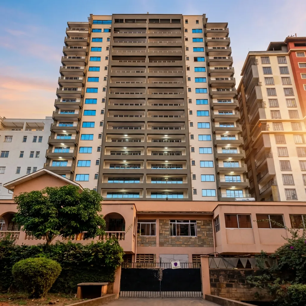 Modern apartment development by Palak Developers